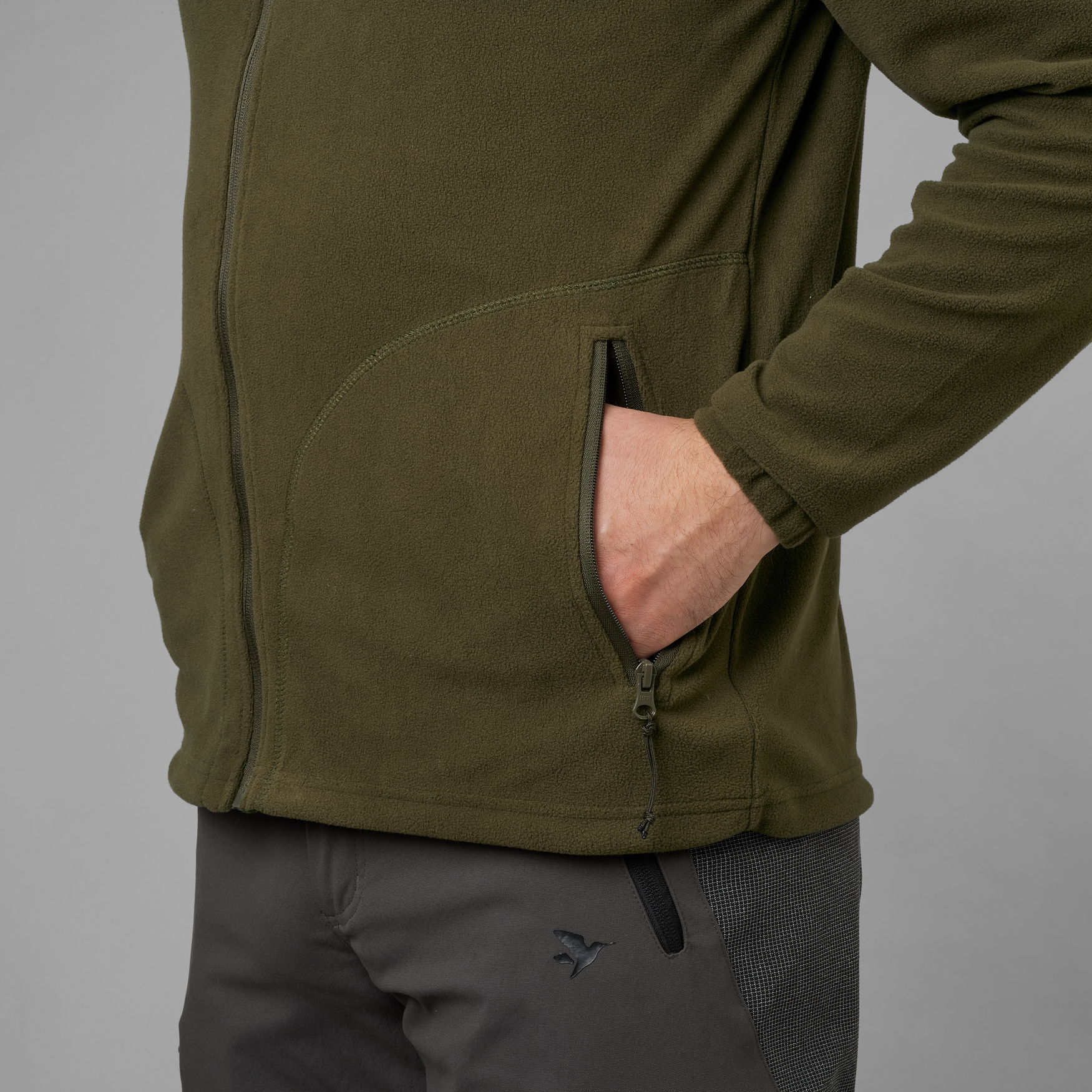 Кофта Seeland Benjamin fleece зелена Фото 3